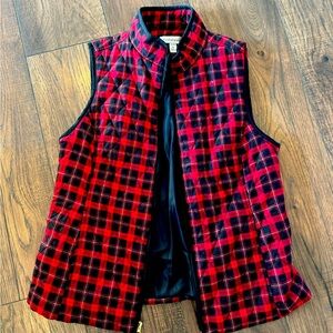 Women Plaid Vest